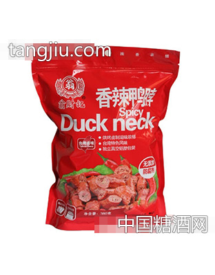 翁财记香辣鸭脖380克