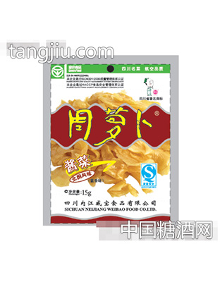 “周萝卜”酱菜15g北国风味