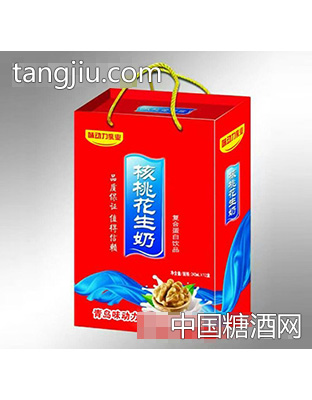 1x12盒味动力乳业核桃花生奶手提装
