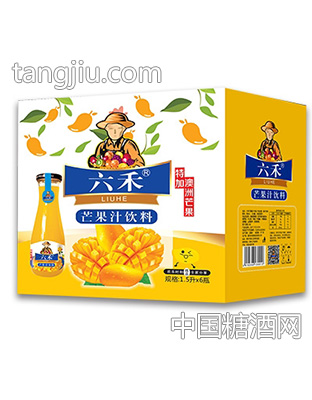六禾芒果汁饮料1.5Lx6瓶