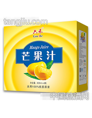 六禾芒果汁828mlx8瓶