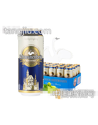天鹅城堡小麦黑啤酒500ml24听整箱装