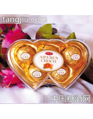 5粒心连心巧克力