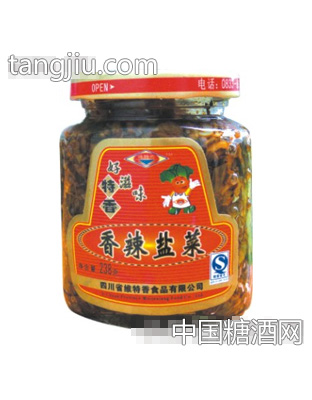 维特香238克香辣盐菜