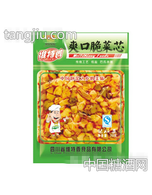 70克爽口脆菜芯