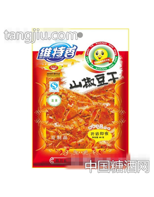 80克山椒豆干