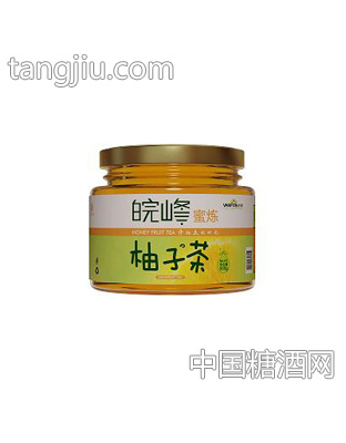 500g皖峰蜂蜜柚子茶瓶装