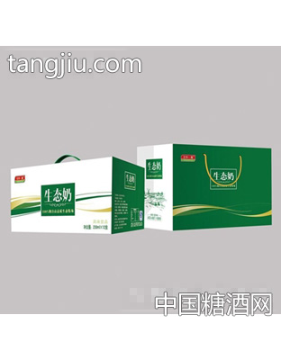 江中一源经典绿生态奶