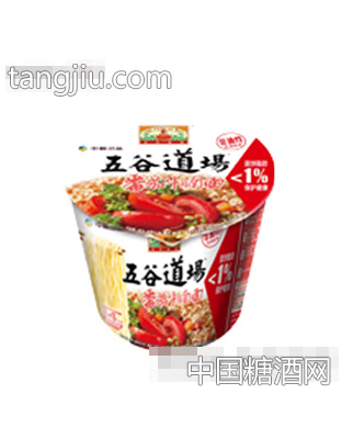 五谷道场桶装番茄牛腩面