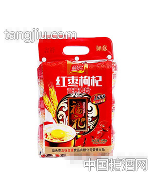 侗香绘红枣枸杞营养麦片558克