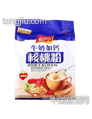 侗香绘牛奶加钙核桃粉800克