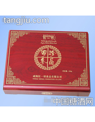 红一切珍品海参255g