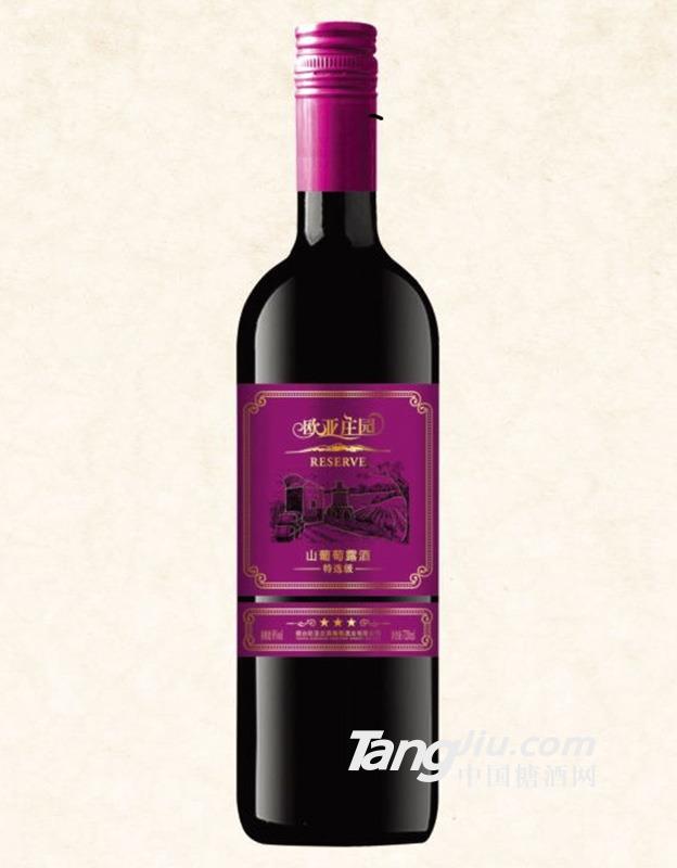 9°欧亚庄园山葡萄露酒730ml