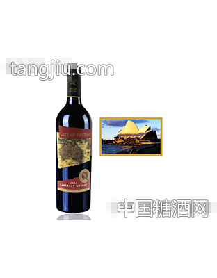 命运之门卡本内梅洛红葡萄酒