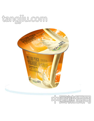 黄桃果肉酸奶100g
