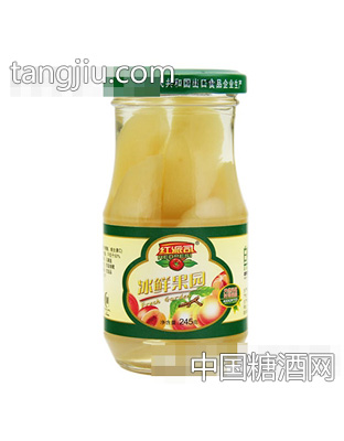 红派司245g糖水白桃罐头