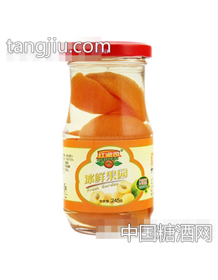 红派司245g糖水杏罐头