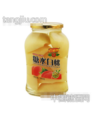 红派司680g糖水白桃罐头