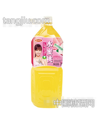 2L沃尔旺水蜜桃果汁饮料