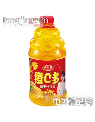 2L沃尔旺橙C多橙果汁饮料