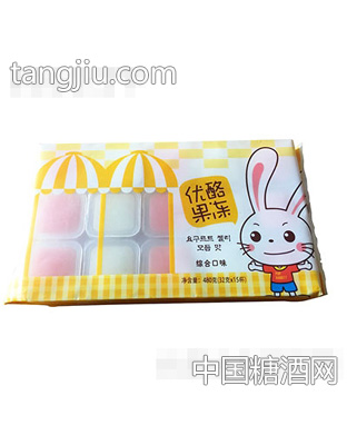 顽皮兔优酪果冻综合口味（黄）