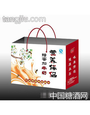 营养伴侣蜂蜜+牛奶手提袋