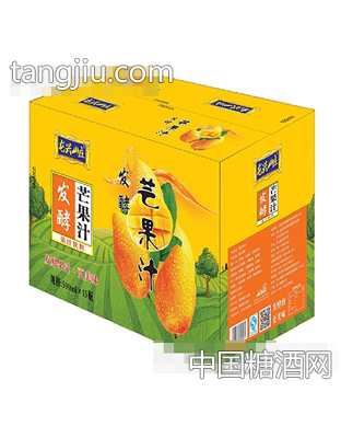 500mLx15瓶龙兴山庄发酵芒果汁箱装