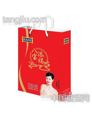 龙兴山庄八宝添福手提袋