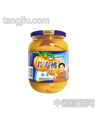 长寿桃750g罐头