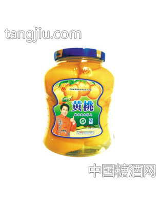 黄桃1000g罐头