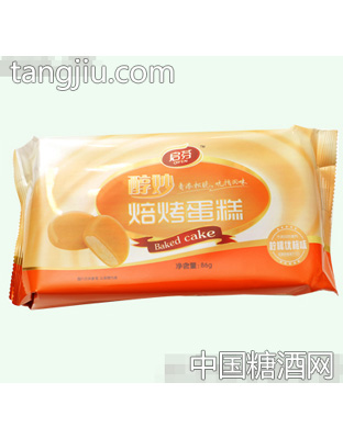 86g启芬醇妙焙烤蛋糕柠檬优格味