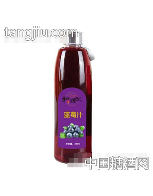 和源记蓝莓汁420ml