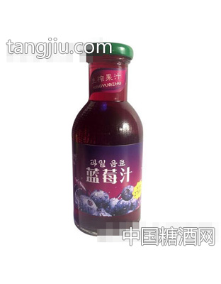 幸运竹蓝莓汁