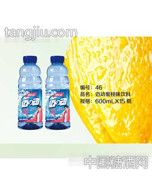 果多多迈动蜜桃味饮料600ml×15瓶