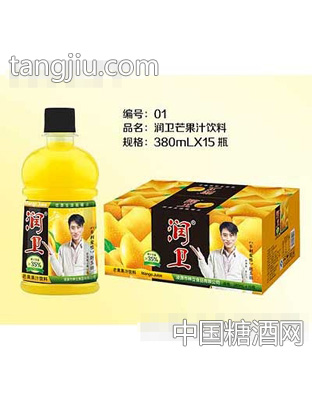 果多多芒果汁饮料380ml×15瓶