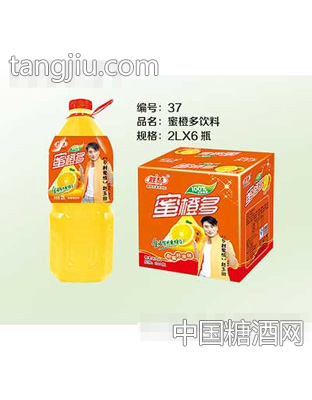 果多多蜜橙多饮料2L×6瓶(1)