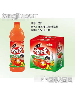 果多多山楂汁饮料1.5L×6瓶