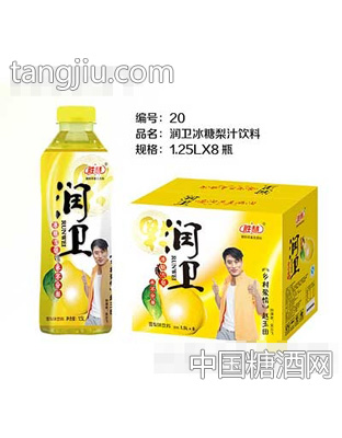 果多多冰糖梨汁饮料1.25L×8瓶