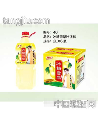 果多多冰糖雪梨饮料2L×6瓶