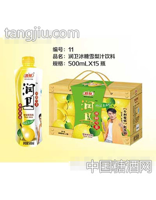 果多多冰糖雪梨汁饮料500ml×15瓶
