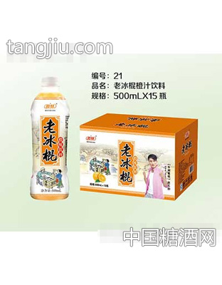 果多多老冰棍橙汁饮料500ml×15瓶