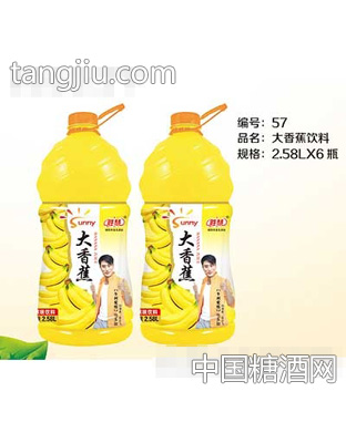 果多多大香蕉饮料2.5L×6瓶