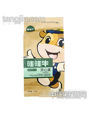 哇哇牛开心果210g袋装