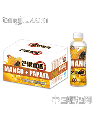 500mlx15瓶森果印象芒果木瓜饮料