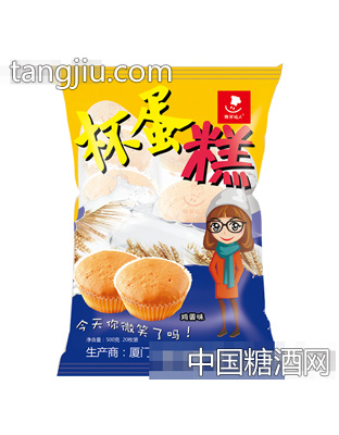 微笑达人杯蛋糕鸡蛋味