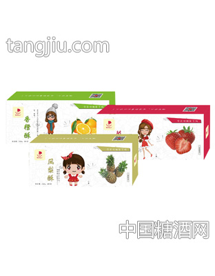 微笑达人水果酥系列（凤梨、香橙、草莓、哈密瓜、水