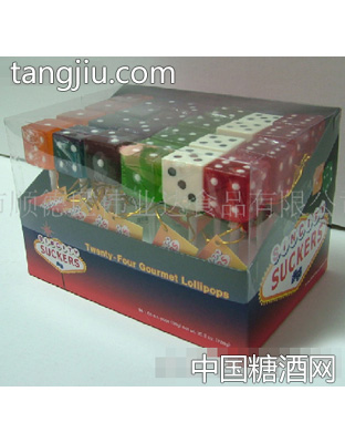 34克骰仔棒糖(五色)