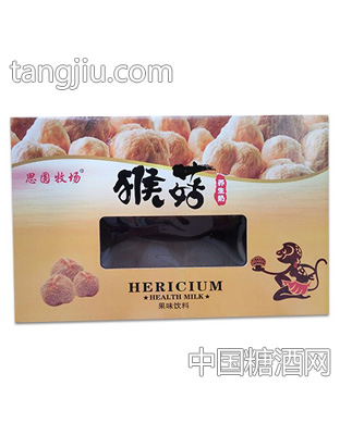 思圆牧场猴菇养生奶果味饮料