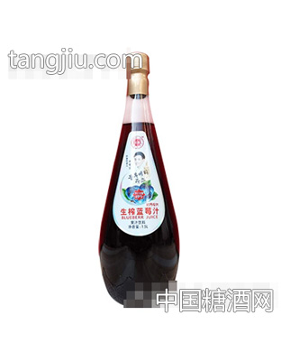 点趣生榨蓝莓汁1.5L