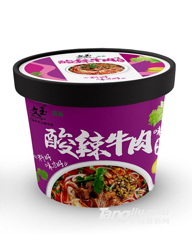 文玉酸辣牛肉味米线